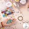 1200-Piece Jewelry Making Kit, Natural Crystal Beads, Findings & Bracelet String